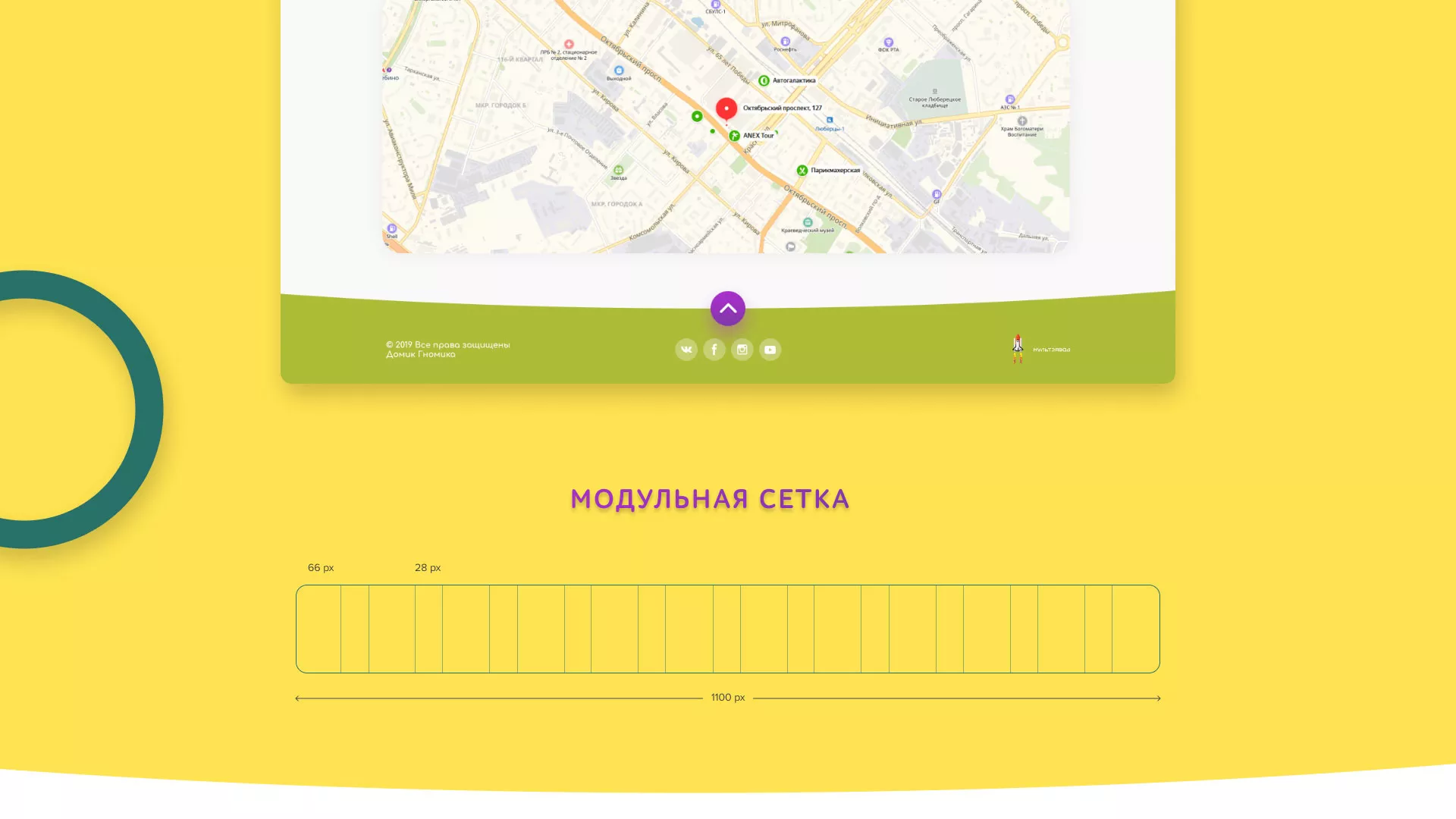 Разработка сайта детского активити-клуба «Домик гномика» в Котласе